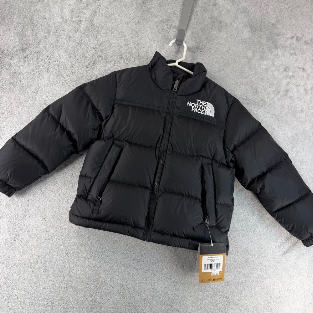 The North Face Teen 1996 Retro Nuptse Jacket Black 700 Down NWT XS 6
